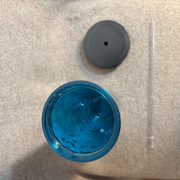 Starbucks Tropical Blue Floral Tumbler with Straw - Picture 11 of 11